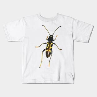 Round-necked Longhorn Beetle Kids T-Shirt